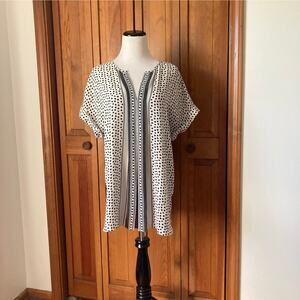 Max Studio Chiffon Pullover Blouse, Size M